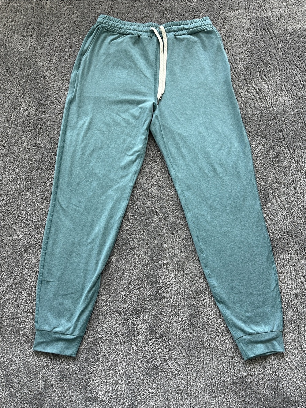 Vuori Performance Joggers Long - Size S - Beryl Heather (Green-Teal) - Like New - Picture 2 of 7